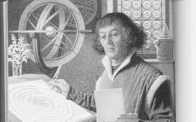 Mikuláš Koperník u stolu