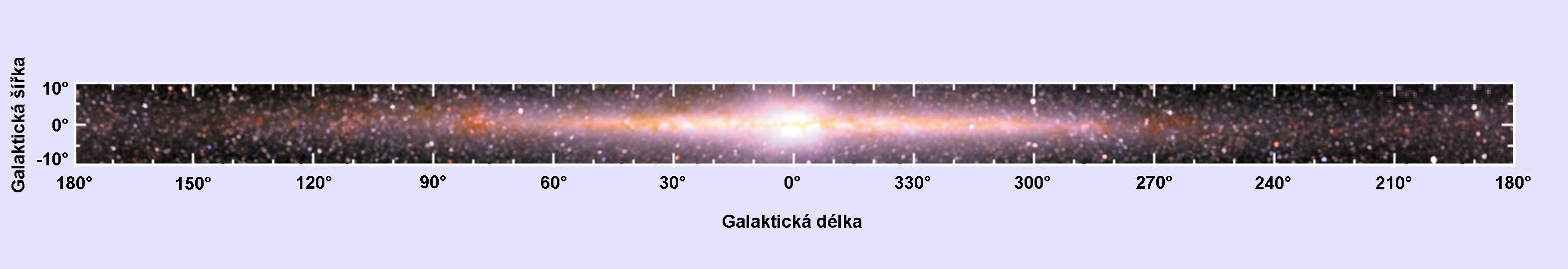 Blízké infračervené spektrum. Kliknutím se zobrazí popis některých oblastí.