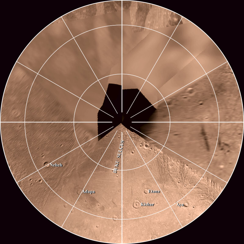 Mapa Ganymeda - Oblast Etana