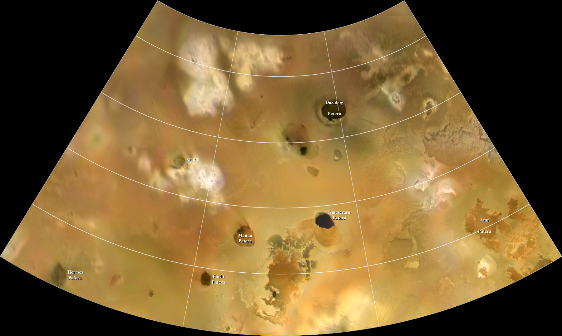 Mapa Io - čtyřúhelník 5