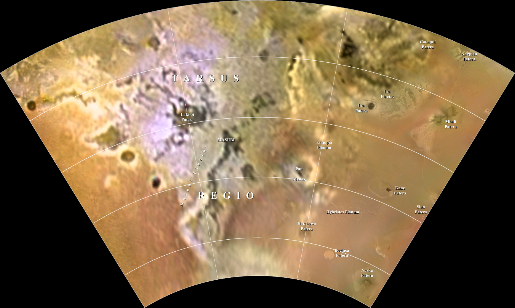 Mapa Io - čtyřúhelník 11
