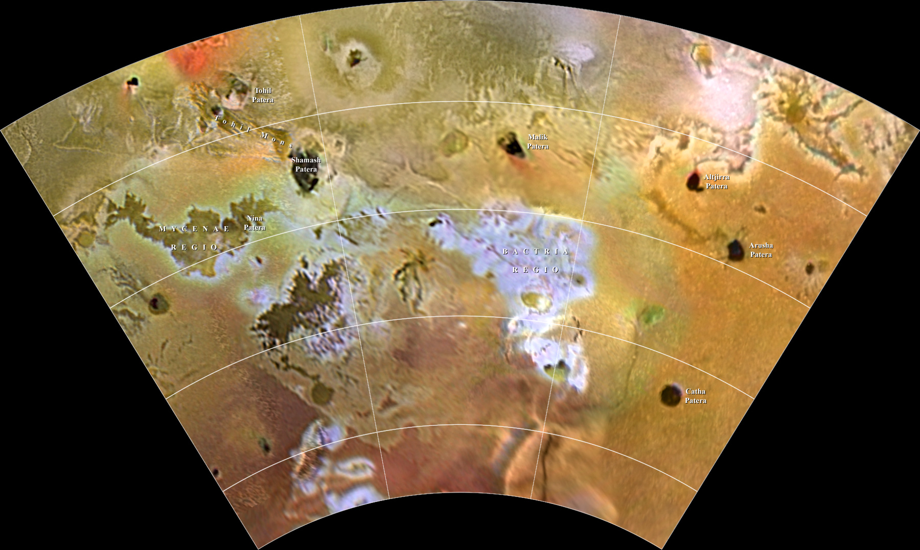 Mapa Io - čtyřúhelník 12