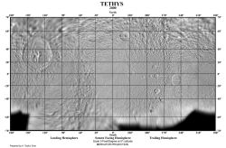 Mapa Tethys (Mercator)